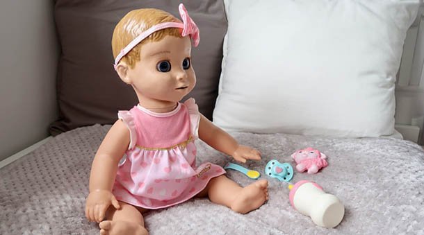 Дайте бутылочку, чтобы уложить спать Luvabella